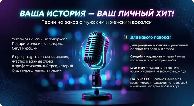 Создание личного трека со скидкой - Автоуслуги в Хабаровск