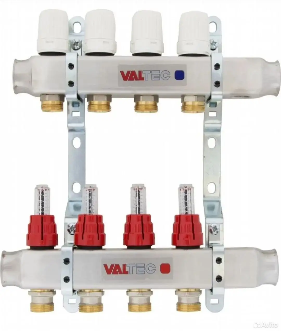 Коллекторная группа Valtec с расходомерами 4 выхода - Отопление и водоснабжение (Для дома и дачи) в Хабаровск