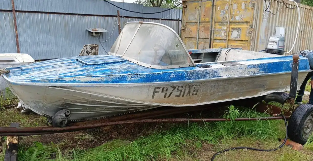 Продам лодку Казанка с двигателем Ямаха 40 - Водный транспорт (Авто) в Хабаровск