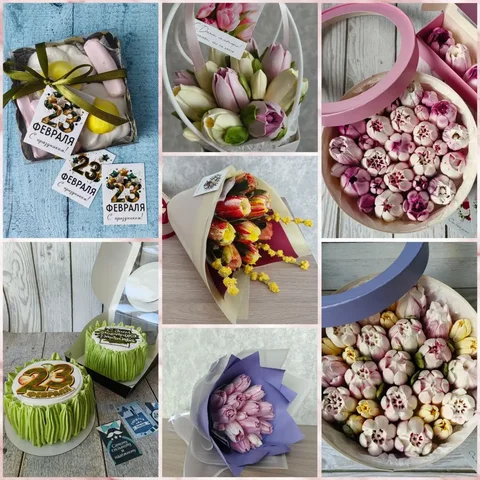 Зефирные букеты ручной работы - Рукоделие/Подарки в Белгород