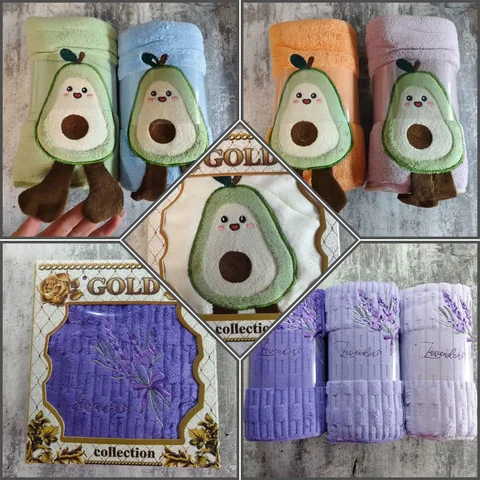 Банные полотенца из микрофибры в коробке - Обои в Белгород