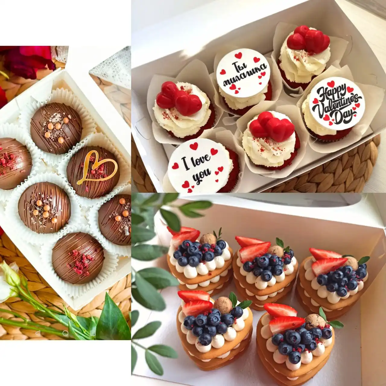Десерты к 14 февраля: капкейки, медовые сердечки, пирожное Картошка - Кулинария (Услуги) в Белгород