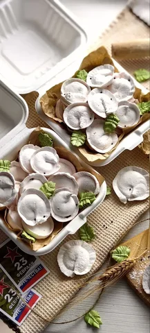 Зефирные пельмени ручной работы к 23 февраля - Аквариумистика в Белгород