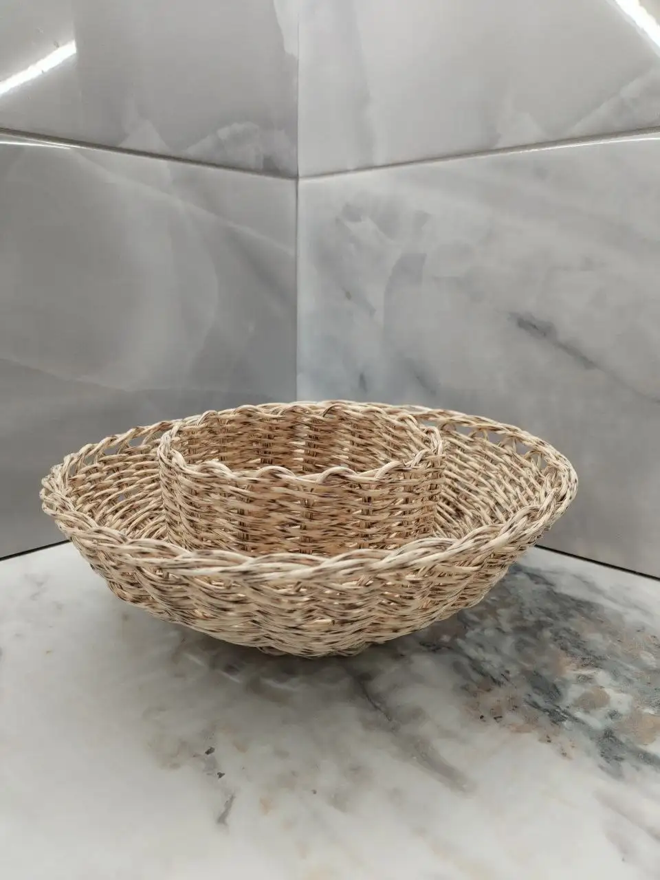 Пасхальная тарелка-горка из ротанга - Посуда и сервировка (Для дома и дачи) в Белгород