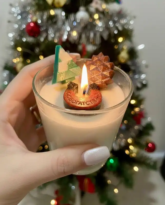 Натуральные свечи ручной работы