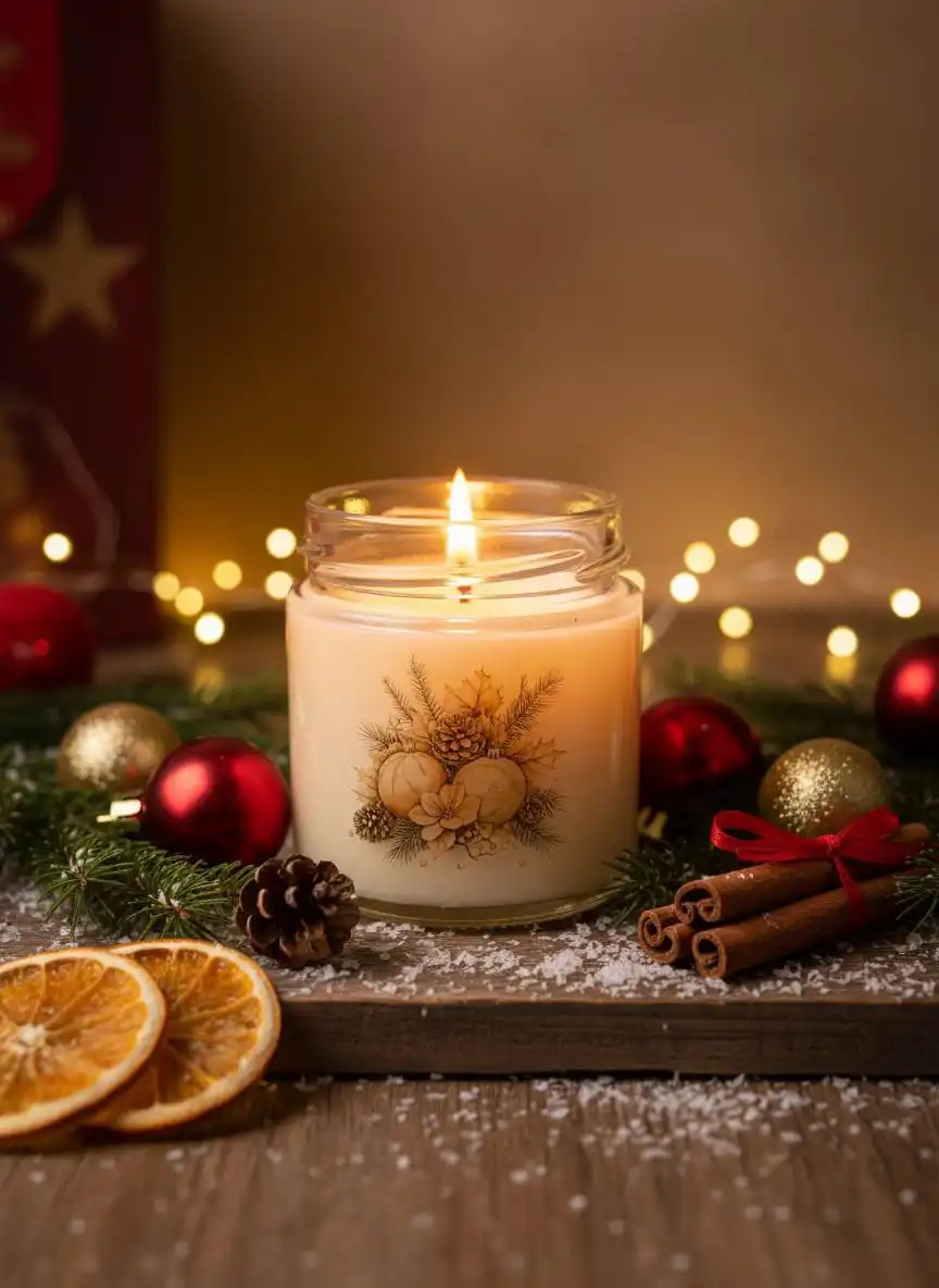 Натуральные свечи ручной работы