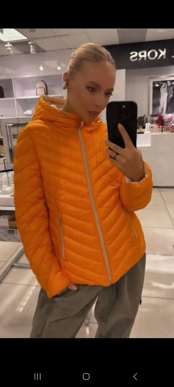 Куртка Michael Kors двухсторонняя с капюшоном