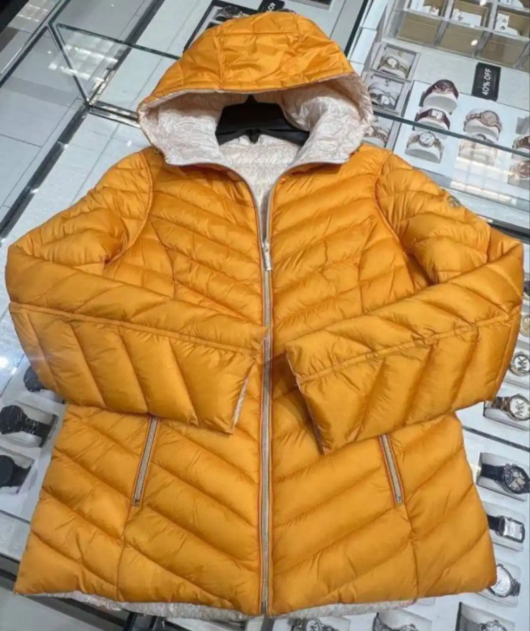 Куртка Michael Kors двухсторонняя с капюшоном