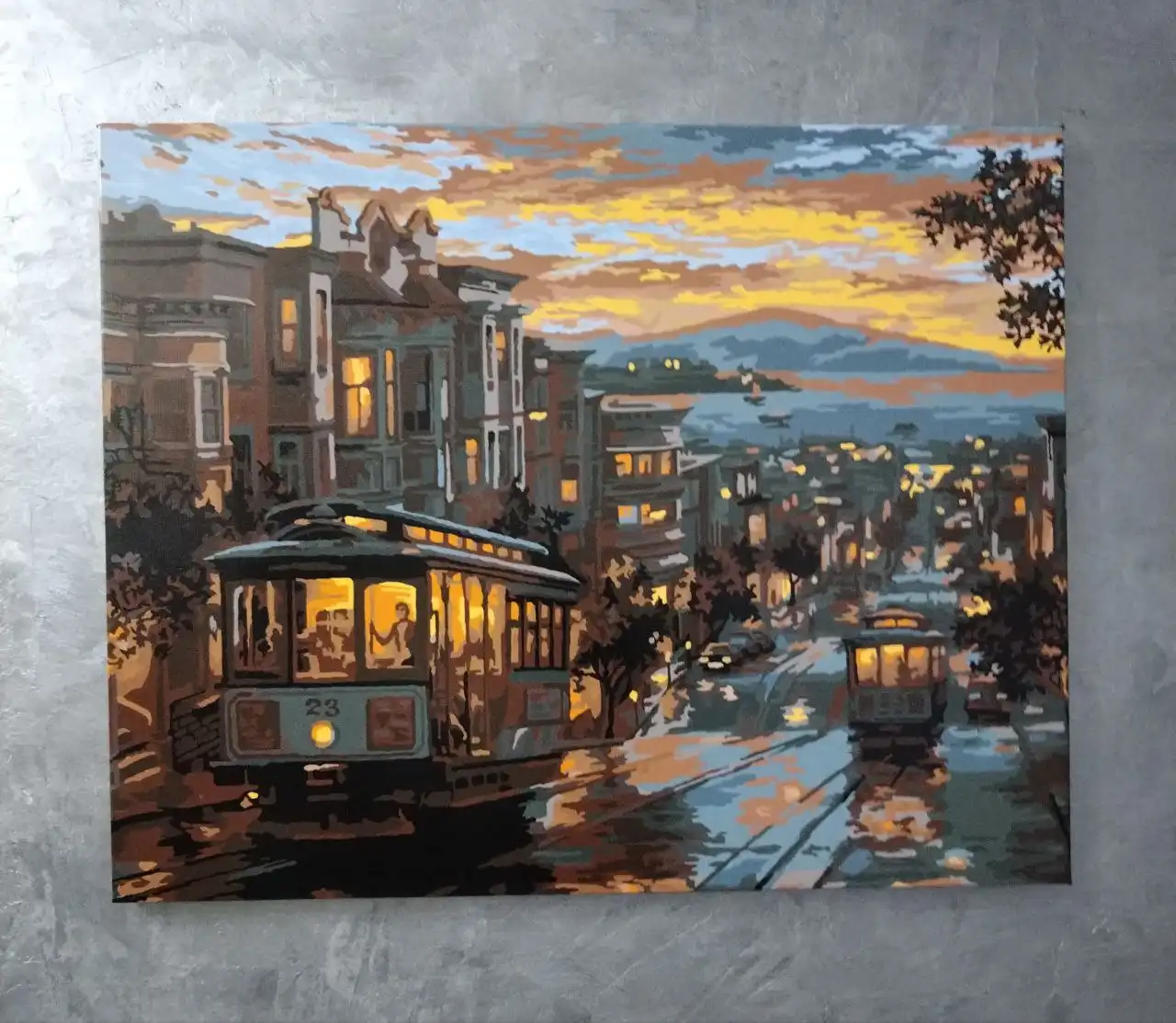 Картины холст акрил лак