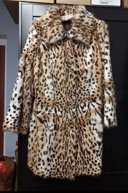 Полушубок натуральный козлик леопард размер 46 - Детская обувь в Люберцы