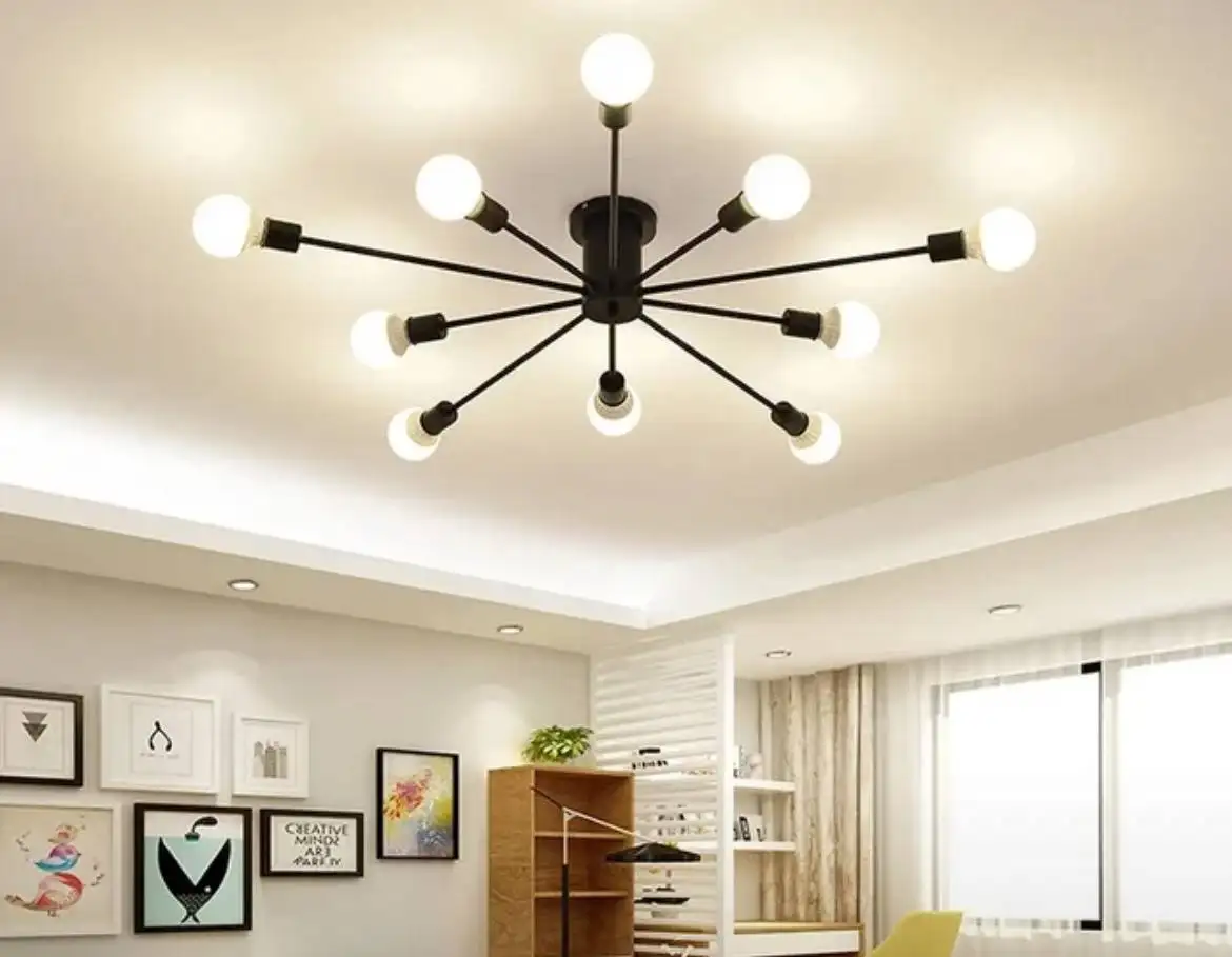 Новая стильная люстра для обмена на винтажные предметы интерьера - Освещение (Барахолка) в Калининград