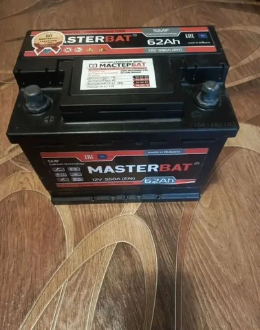 Продам новый аккумулятор Masterbat 12V 550A 62Ah 2024 года - частное объявление в Калининград