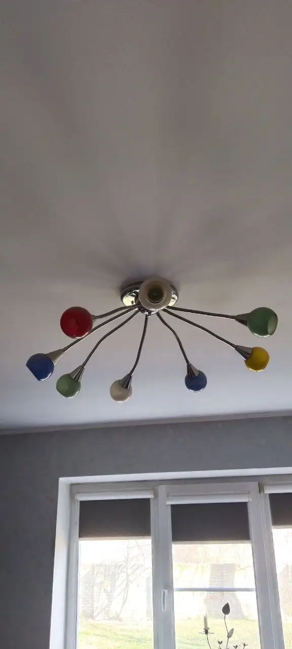 Продажа люстры с гибкими прутьями - Освещение (Барахолка) в Калининград