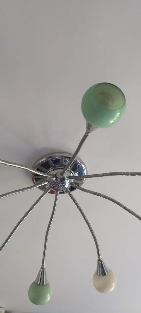 Продажа люстры с гибкими прутьями - Освещение (Барахолка) в Калининград