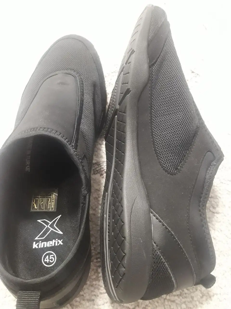 Слипоны черные 45 размер новые - Обувь (Одежда) в Калининград