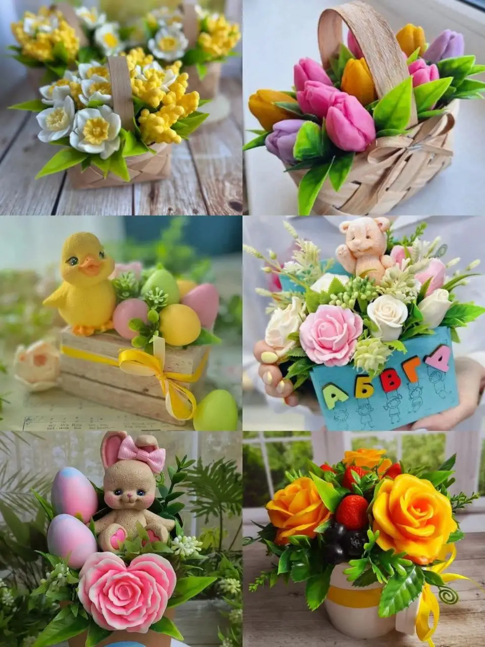 Ручные изделия: букеты и мыло - Рукоделие (Хобби и отдых) в Калининград