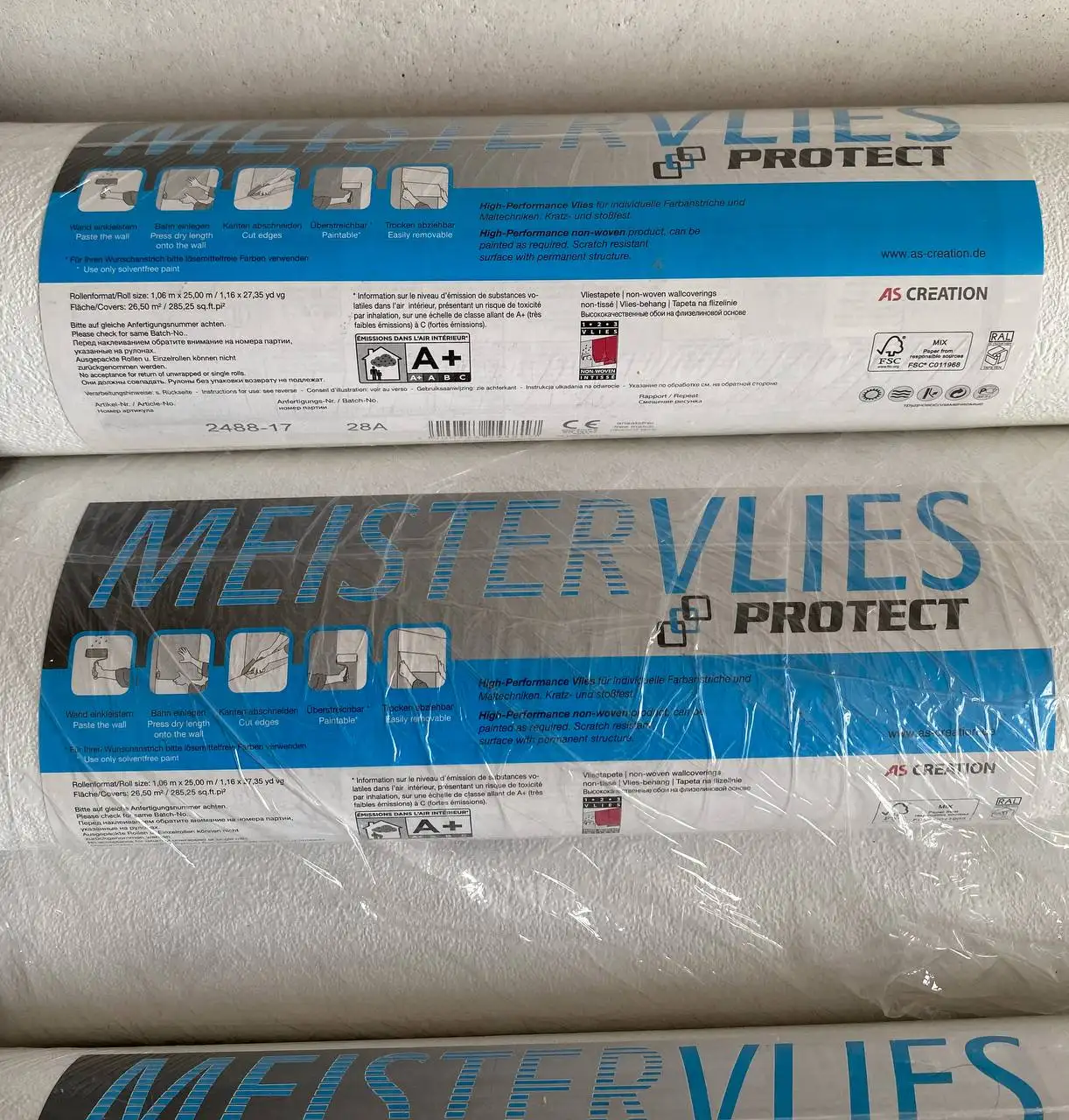 Продам обои флизелиновые AS Creation Protect 2488-17 - Ремонт и строительство (Для дома и дачи) в Калининград