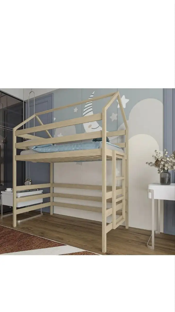 Кровать-чердак детская с подкроватным пространством - Мебель для детской (Товары для детей) в Калининград