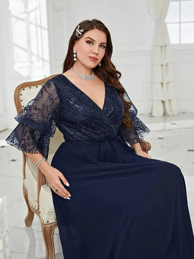 Платье Shein темно-синее 4XL - Одежда в Калининград