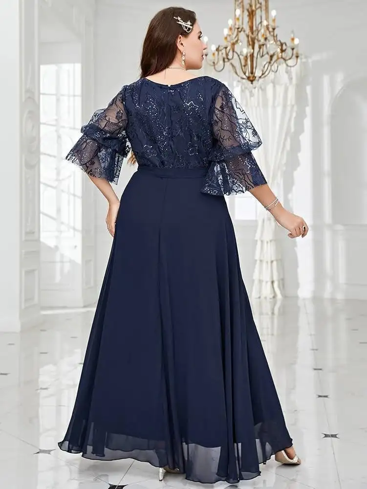 Платье Shein темно-синее 4XL - Одежда в Калининград