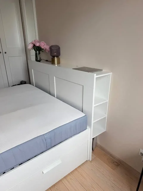 Двухспальная кровать IKEA BRIMNES с матрасом - Часы в Калининград