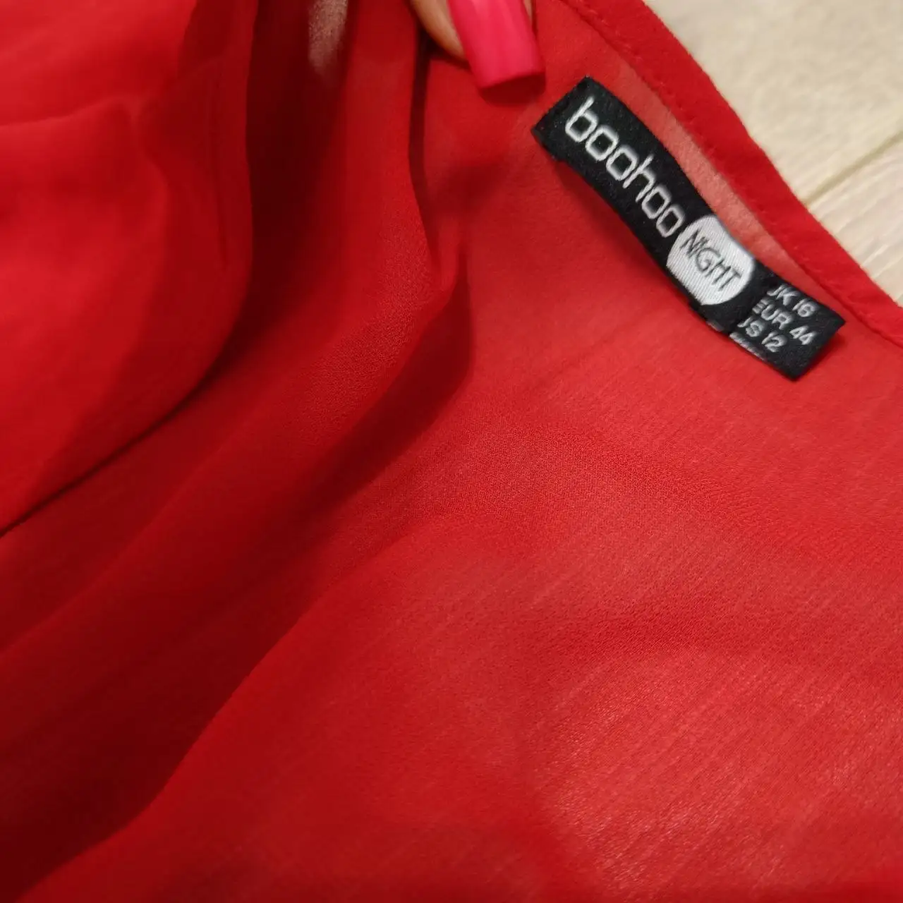 Красное платье макси на запах Boohoo - Женская одежда (Одежда) в Калининград
