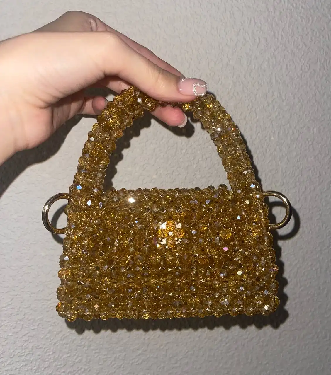 Стеклянные бусины хрусталь ручная работа