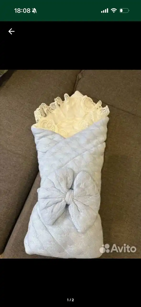 Конверт на выписку с кружевом