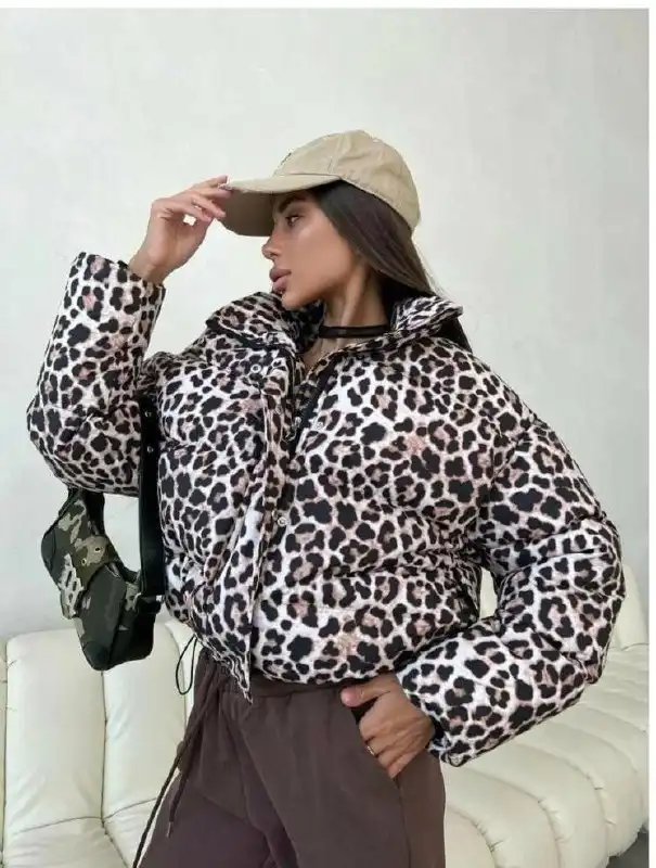 Курточка леопард на кулиске