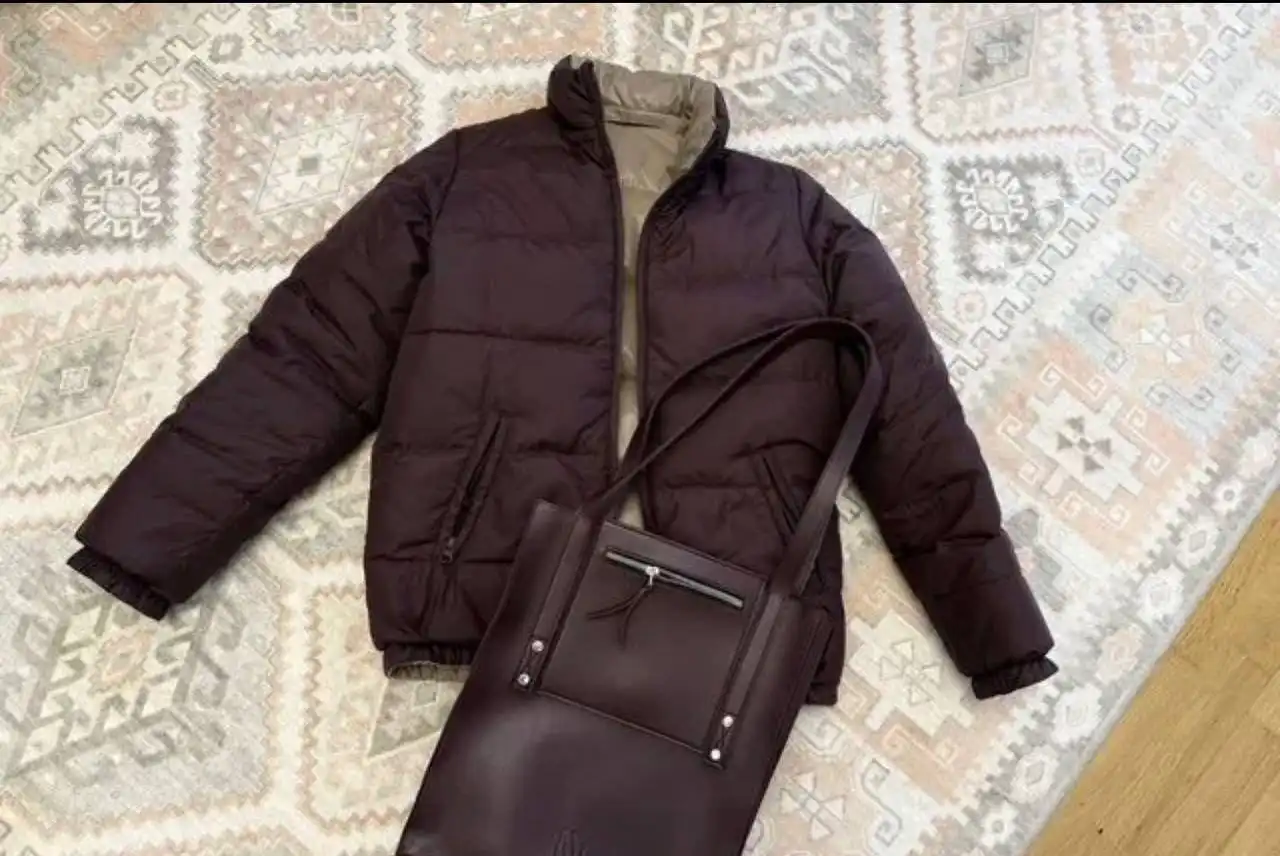 Куртка зимняя Benetton размер s 2-сторонняя