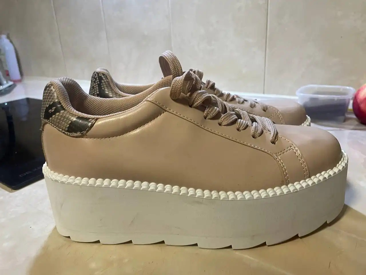 Итальянские ботинки на высокой подошве