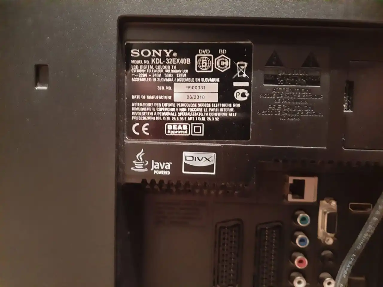 Телевизор диагональю 80 см б/у - Телевизоры (Электроника) в Калининград