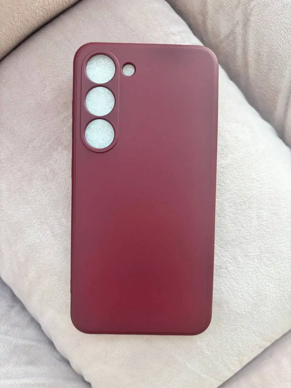 Чехол для Samsung Galaxy S25-S20 бордовый - Аксессуары для телефонов (Электроника) в Калининград