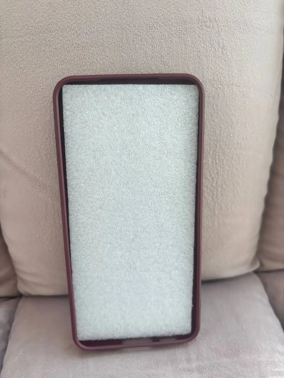 Чехол для Samsung Galaxy S25-S20 бордовый - Аксессуары для телефонов (Электроника) в Калининград