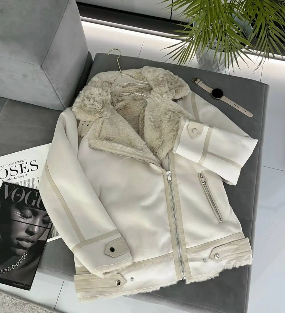 Дублёнка новая размер 42-44 - Верхняя одежда (Одежда) в Калининград