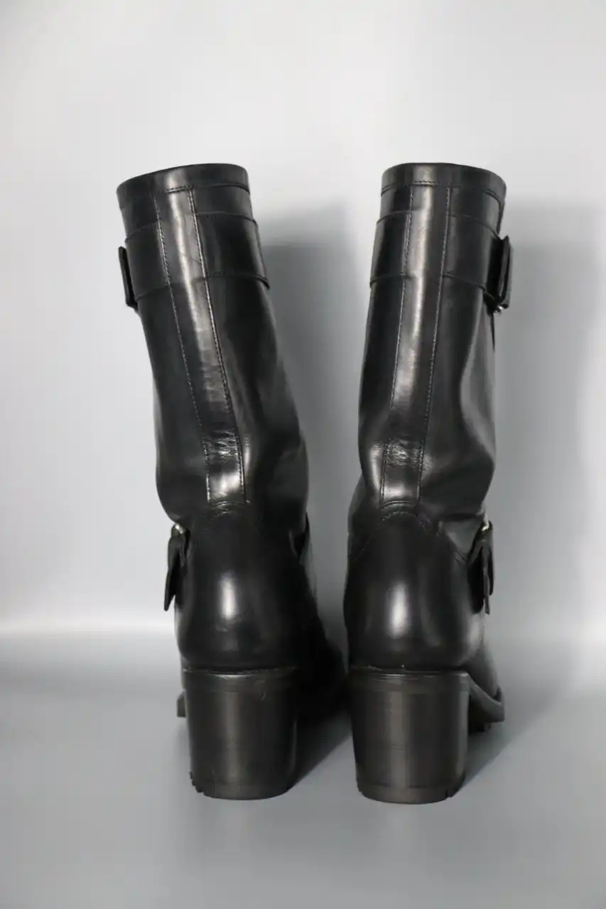 Женские сапоги-байкеры FREE LANCE из телячьей кожи - Обувь (Одежда) в Калининград