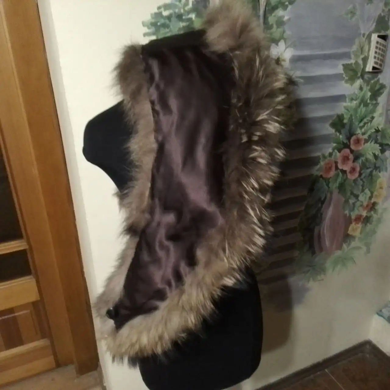 Воротник из меха енота - Аксессуары (Одежда) в Калининград