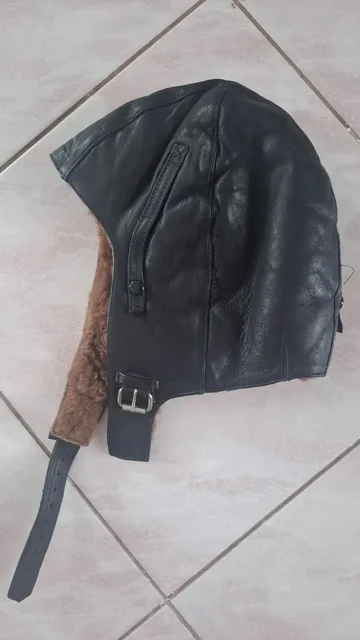 Шапочка танкиста из натуральной кожи с мехом - частное объявление в Калининград