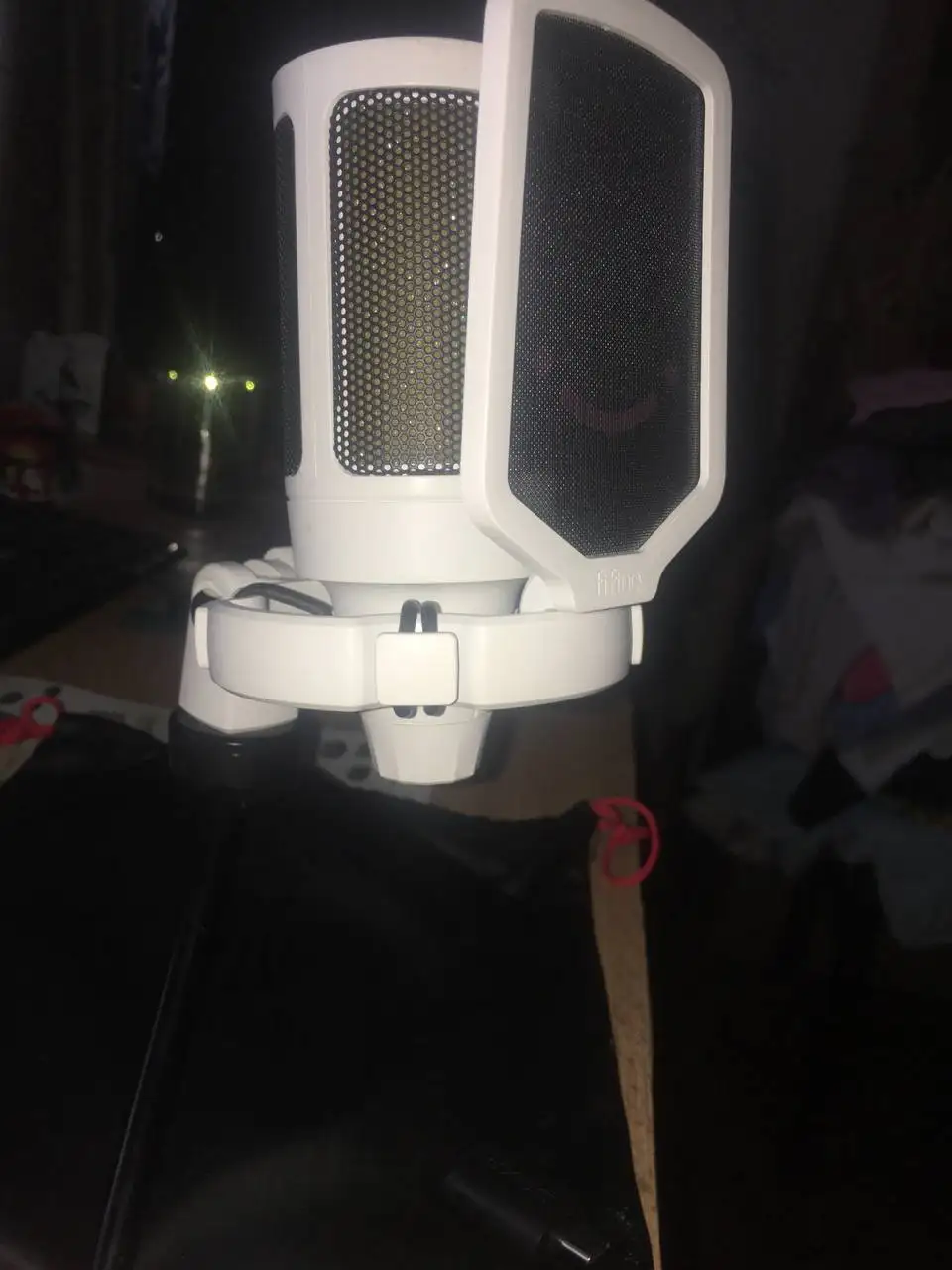 Продам USB-микрофон Fifine Ampligame AM8 с переходником Type-C - Аудиотехника (Электроника) в Калининград