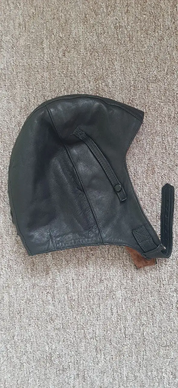 Шапочка танкиста из натуральной кожи и меха размер 52-54 - Головные уборы (Барахолка) в Калининград