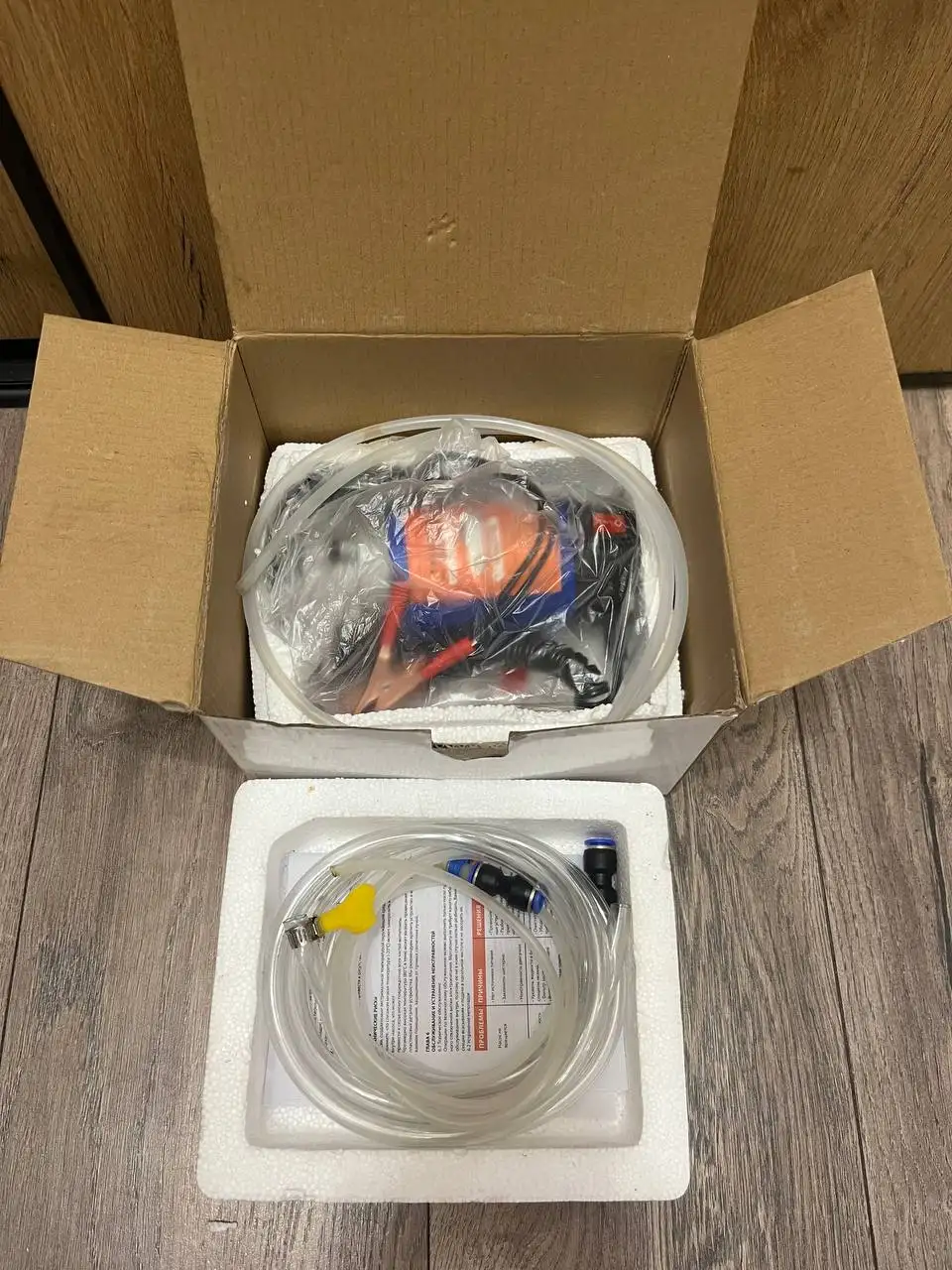 Насос для откачки масла через щуп 100Вт и насос для перекачки топлива 12V - Инструменты (Барахолка) в Калининград