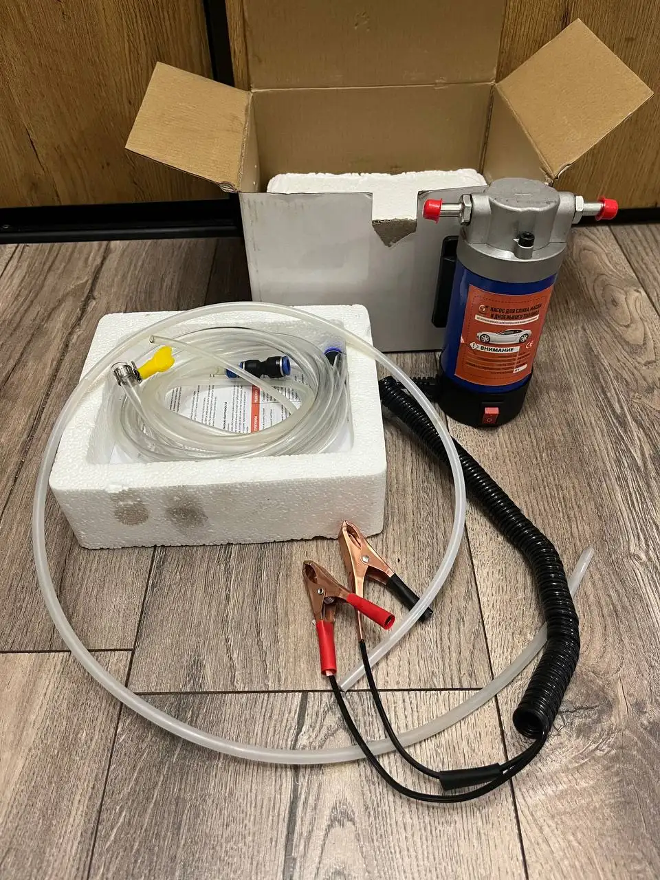 Насос для откачки масла через щуп 100Вт и насос для перекачки топлива 12V - Инструменты (Барахолка) в Калининград