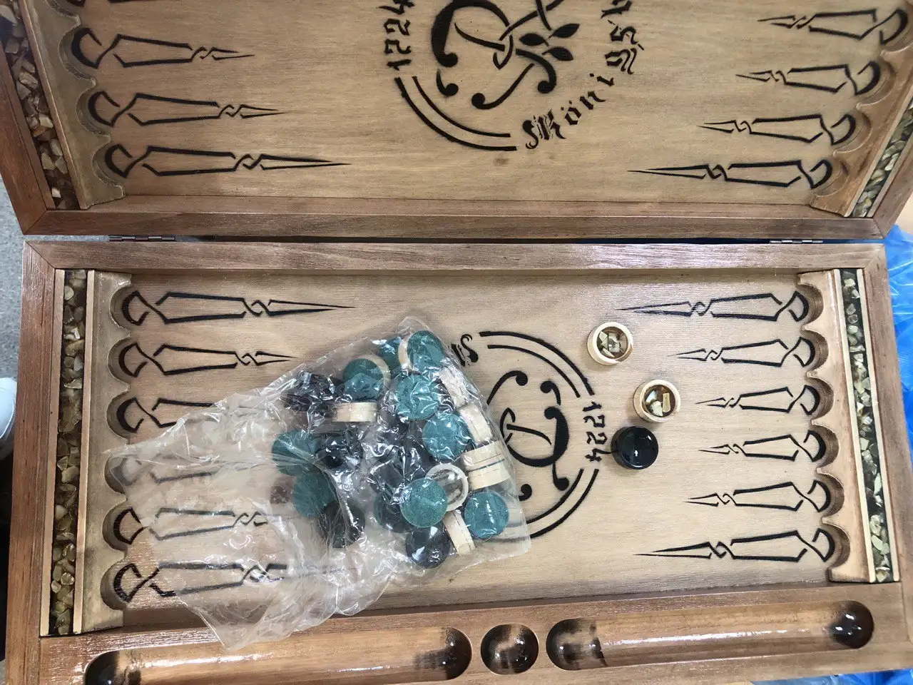 Нарды ручной работы новые - Настольные игры (Хобби и отдых) в Калининград