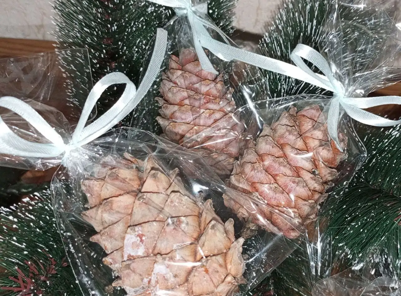 Кедровая шишка с орехами и набор для чая - Барахолка в Калининград