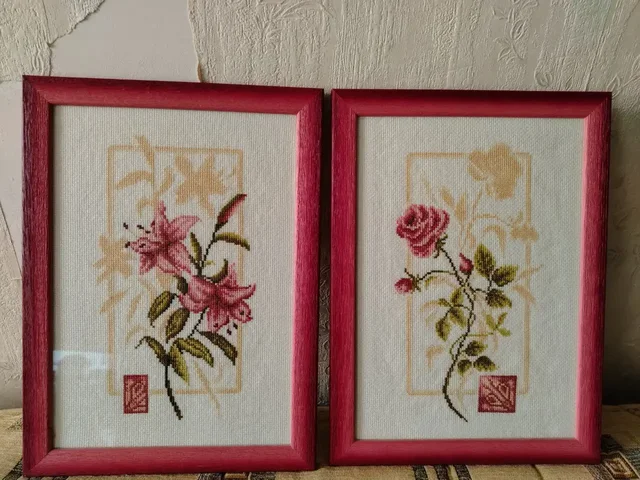 Картины вышивка крестик ручная работа - Ювелирные изделия в Калининград