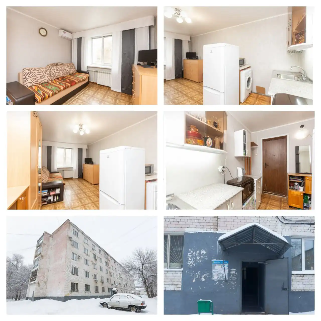 Однокомнатная квартира коммунального типа 17,6 м² в Оренбурге