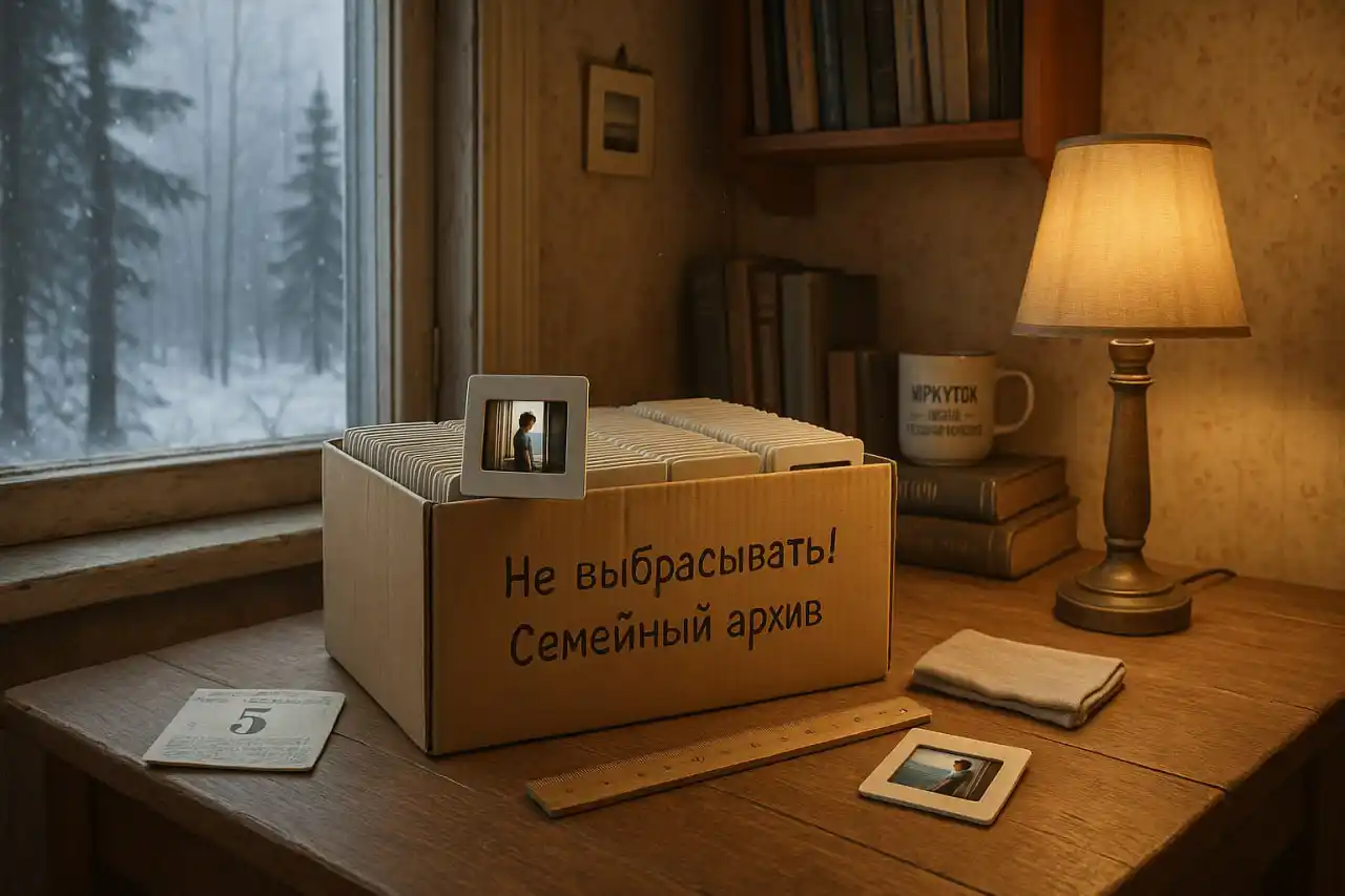 Безопасное хранение слайдов до оцифровки - Услуги в Иркутск