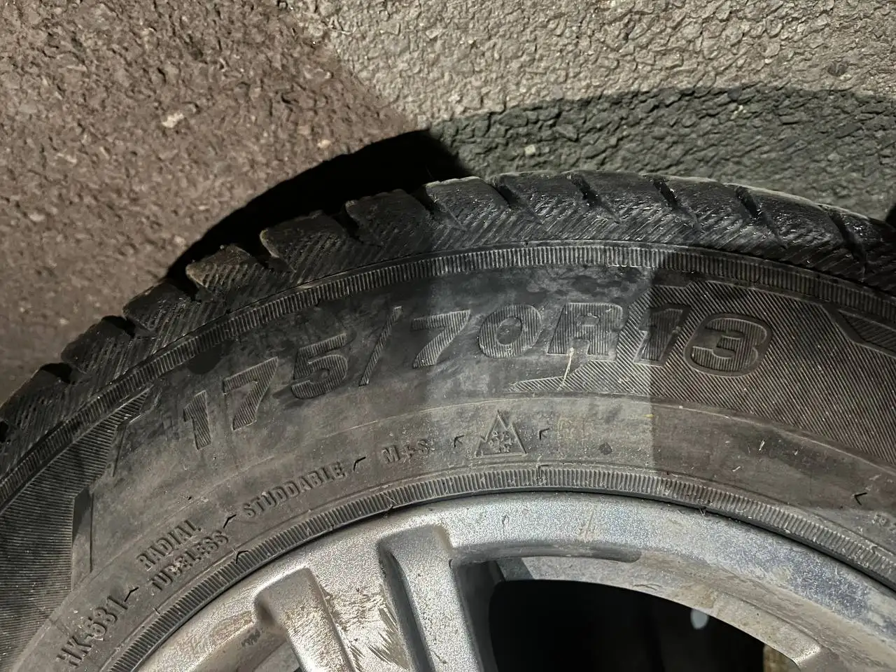 Продам литье R13 с зимней резиной - Шины и диски (Авто) в Ижевск