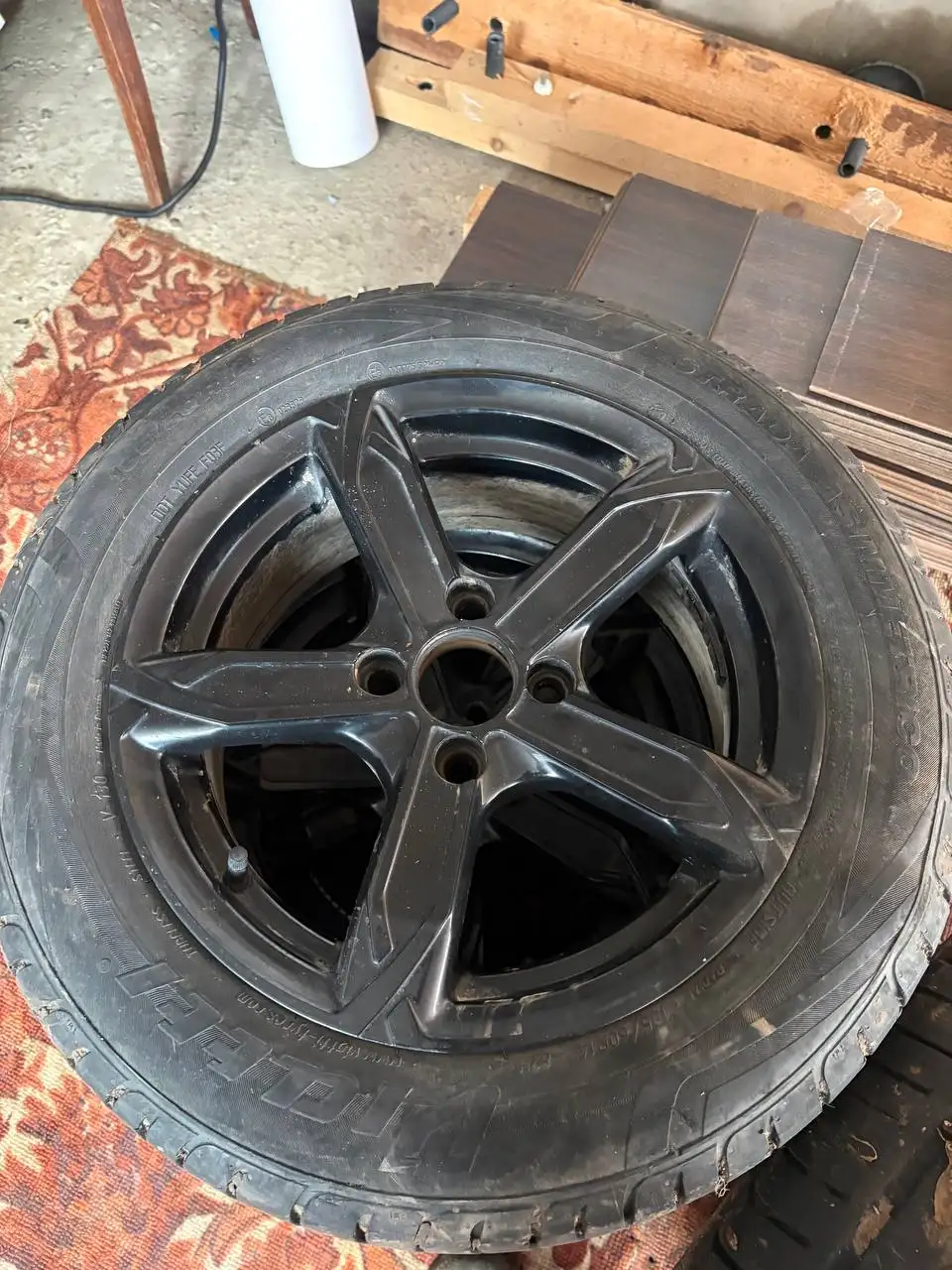Литные диски Alcasta m19 с резиной Viatti Strada Asimmetrico 185/60 R14 - Диски и колеса (Запчасти) в Ижевск