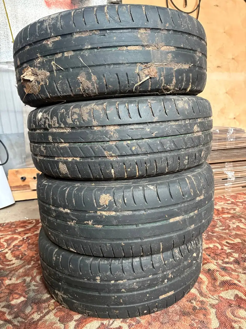 Литные диски Alcasta m19 с резиной Viatti Strada Asimmetrico 185/60 R14 - Диски и колеса (Запчасти) в Ижевск
